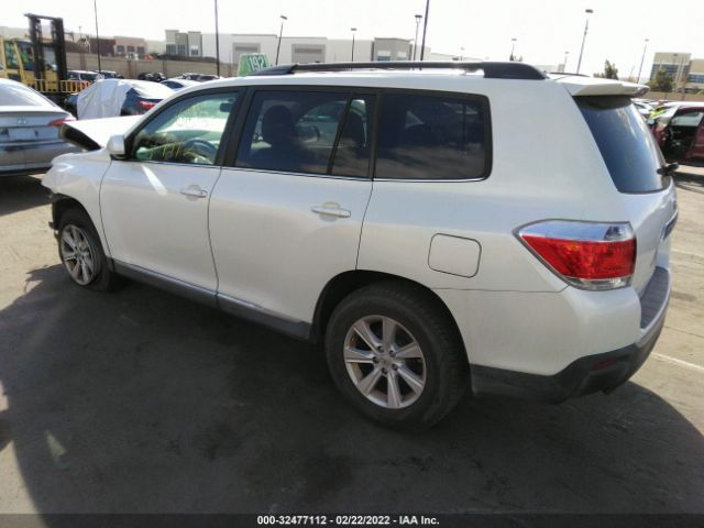 TOYOTA HIGHLANDER 2011 5tdzk3eh8bs033152