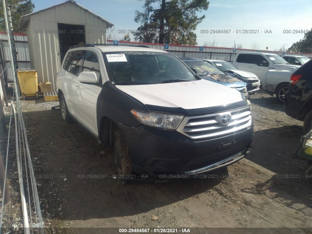 TOYOTA HIGHLANDER 2012 5tdzk3eh8cs057940