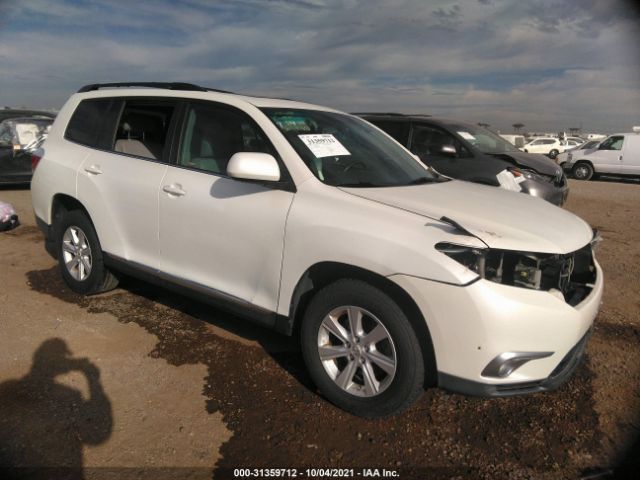 TOYOTA HIGHLANDER 2012 5tdzk3eh8cs058294