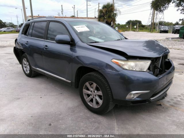 TOYOTA HIGHLANDER 2012 5tdzk3eh8cs069375