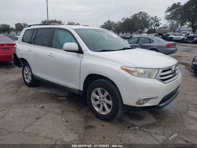 TOYOTA HIGHLANDER 2012 5tdzk3eh8cs070591