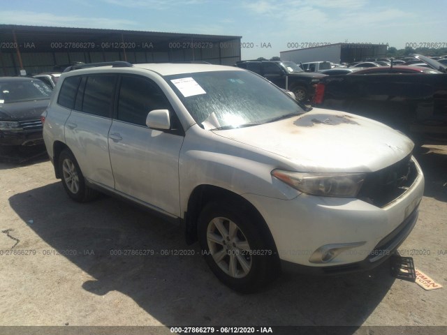 TOYOTA HIGHLANDER 2012 5tdzk3eh8cs076875