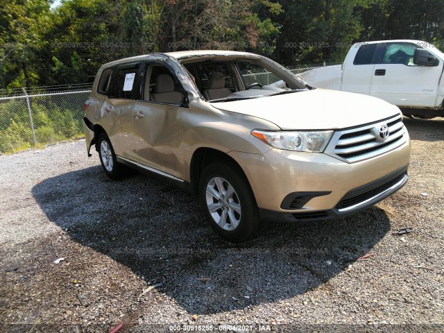 TOYOTA HIGHLANDER 2013 5tdzk3eh8ds098232