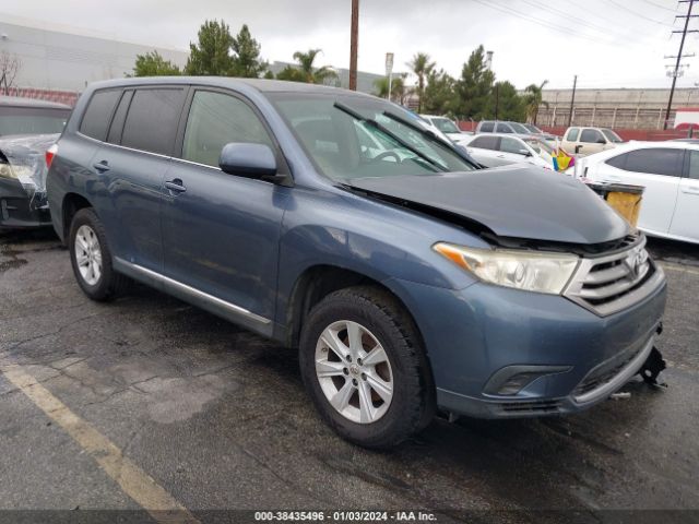 TOYOTA HIGHLANDER 2013 5tdzk3eh8ds105826