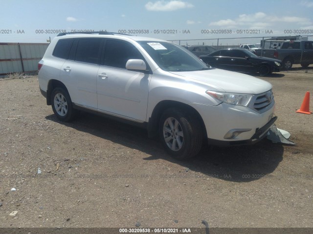 TOYOTA HIGHLANDER 2013 5tdzk3eh8ds114106