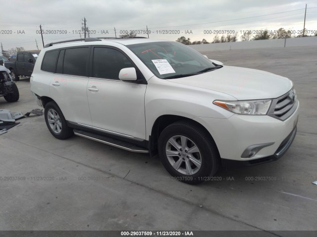 TOYOTA HIGHLANDER 2013 5tdzk3eh8ds122240