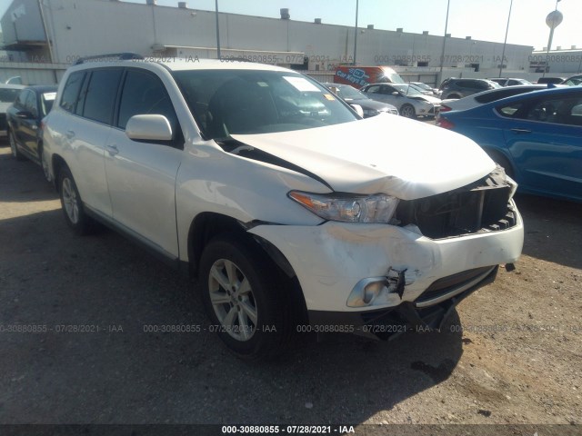 TOYOTA HIGHLANDER 2013 5tdzk3eh8ds124926