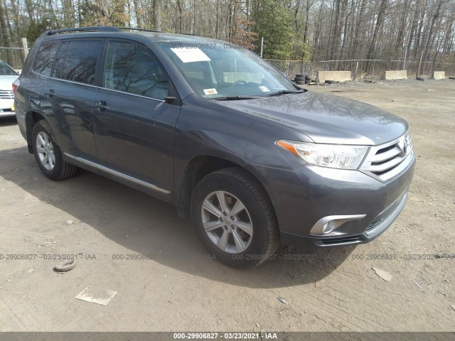 TOYOTA HIGHLANDER 2013 5tdzk3eh8ds130564