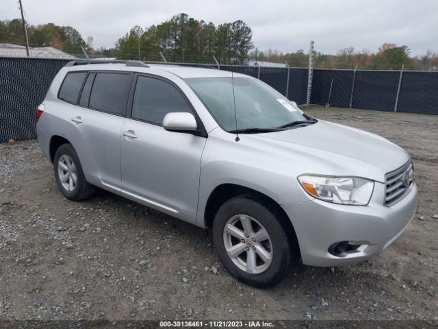 TOYOTA HIGHLANDER 2010 5tdzk3eh9as019436