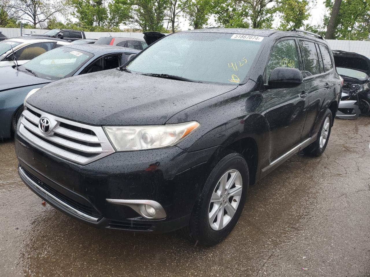 TOYOTA HIGHLANDER 2011 5tdzk3eh9bs041096