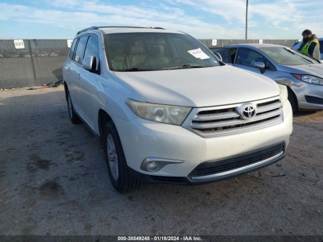 TOYOTA HIGHLANDER 2012 5tdzk3eh9cs078554