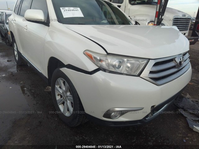 TOYOTA HIGHLANDER 2012 5tdzk3eh9cs085925