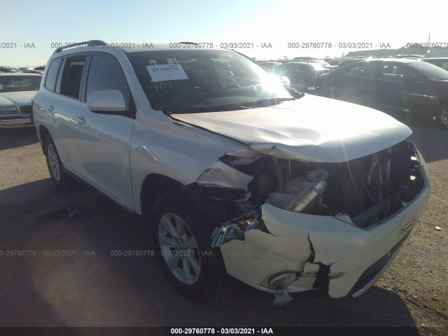 TOYOTA HIGHLANDER 2012 5tdzk3eh9cs089182