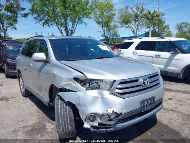 TOYOTA HIGHLANDER 2013 5tdzk3eh9ds093881