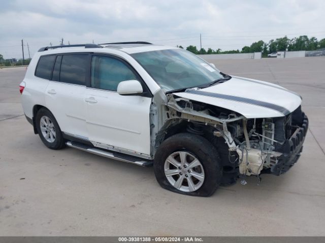 TOYOTA HIGHLANDER 2013 5tdzk3eh9ds094769