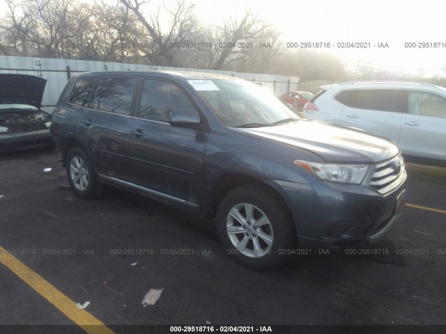 TOYOTA HIGHLANDER 2013 5tdzk3eh9ds101073