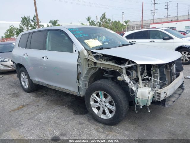 TOYOTA HIGHLANDER 2013 5tdzk3eh9ds106905