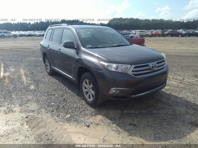 TOYOTA HIGHLANDER 2013 5tdzk3eh9ds108217