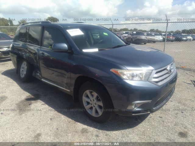 TOYOTA HIGHLANDER 2013 5tdzk3eh9ds114504