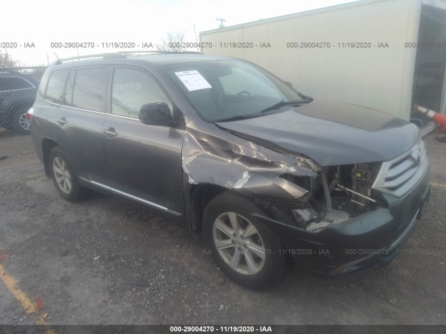 TOYOTA HIGHLANDER 2013 5tdzk3eh9ds127589