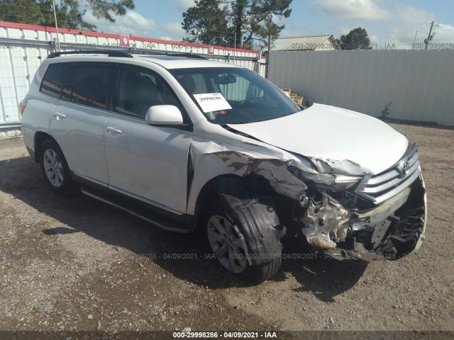 TOYOTA HIGHLANDER 2013 5tdzk3eh9ds140312