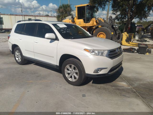 TOYOTA HIGHLANDER 2012 5tdzk3ehxcs050603