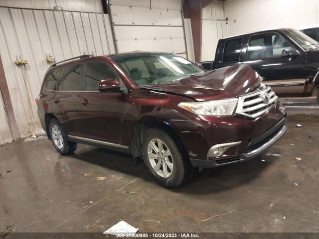 TOYOTA HIGHLANDER 2012 5tdzk3ehxcs051475