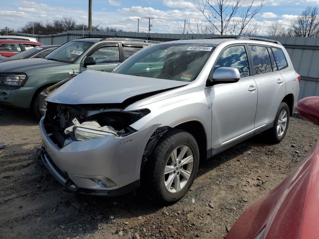 TOYOTA HIGHLANDER 2012 5tdzk3ehxcs057048