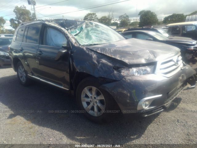 TOYOTA HIGHLANDER 2012 5tdzk3ehxcs061763