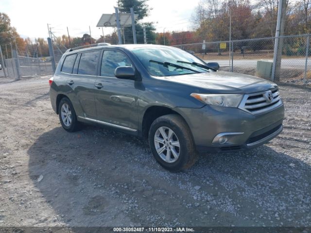 TOYOTA HIGHLANDER 2012 5tdzk3ehxcs066073