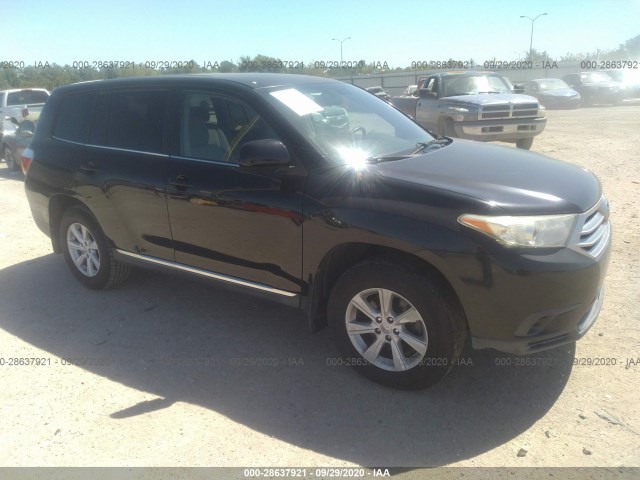 TOYOTA HIGHLANDER 2012 5tdzk3ehxcs070530