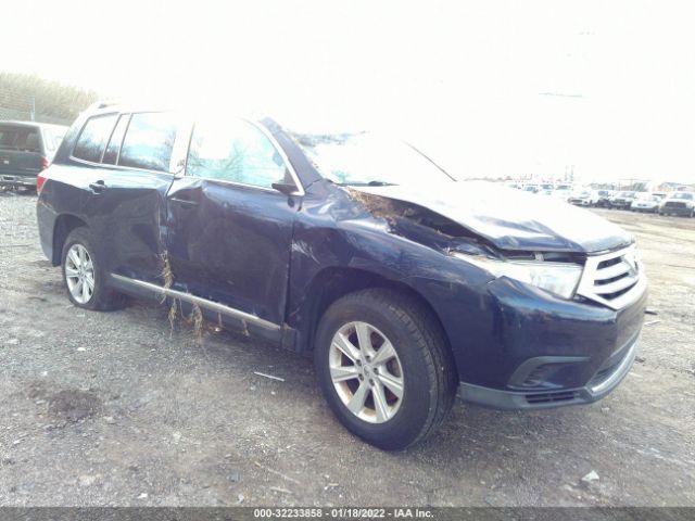 TOYOTA HIGHLANDER 2012 5tdzk3ehxcs075470