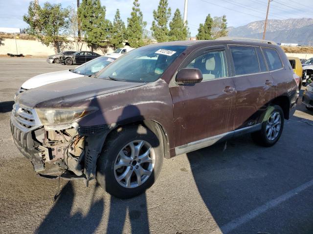 TOYOTA HIGHLANDER 2012 5tdzk3ehxcs076117