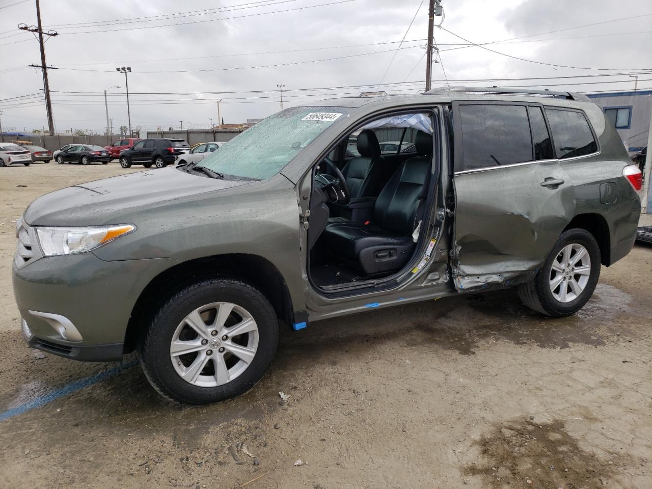 TOYOTA HIGHLANDER 2012 5tdzk3ehxcs089319