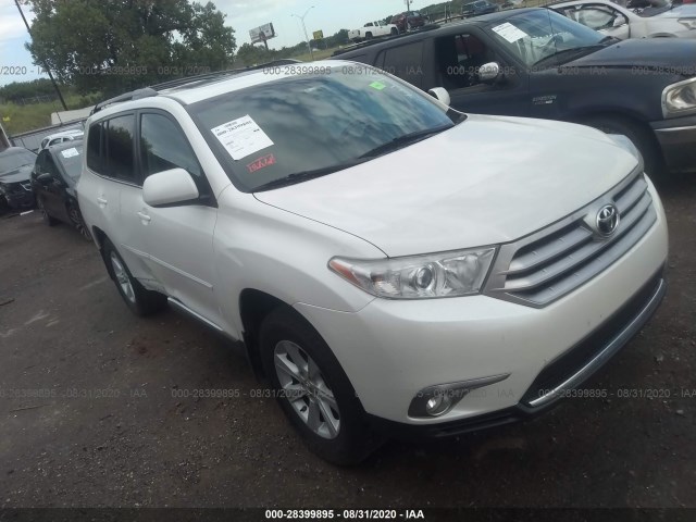 TOYOTA HIGHLANDER 2013 5tdzk3ehxds091198