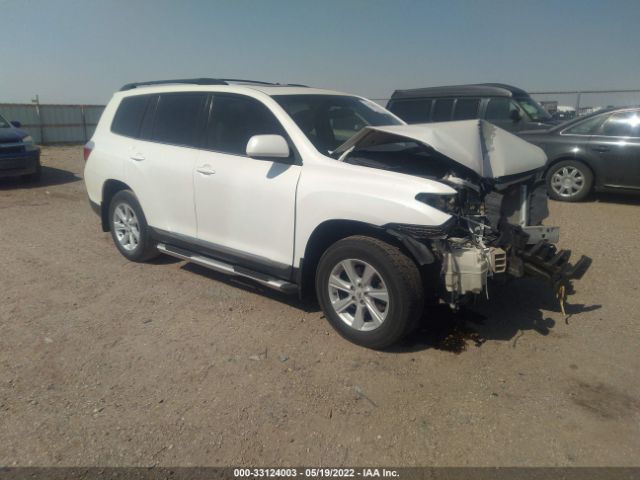 TOYOTA HIGHLANDER 2013 5tdzk3ehxds093839