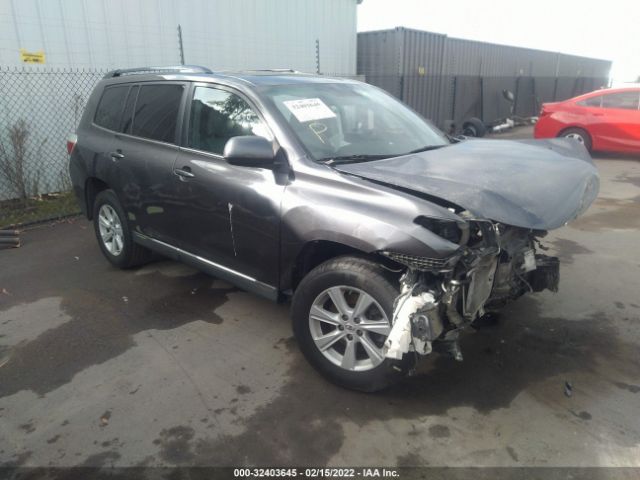 TOYOTA HIGHLANDER 2013 5tdzk3ehxds097292