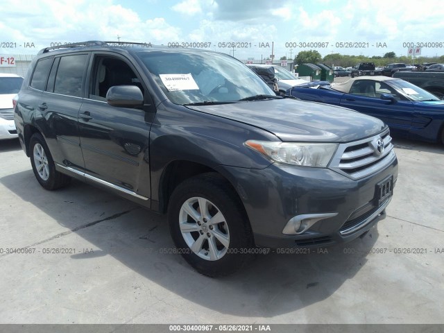 TOYOTA HIGHLANDER 2013 5tdzk3ehxds099205