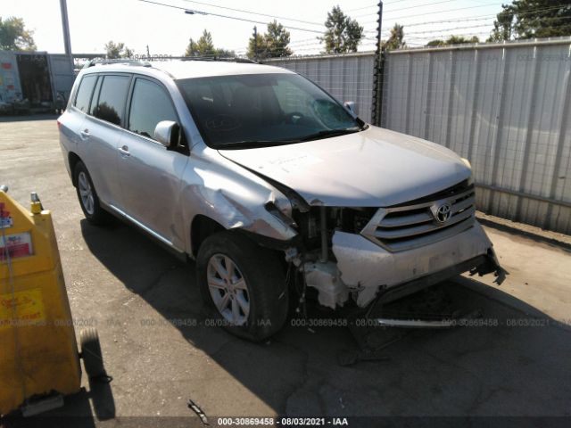 TOYOTA HIGHLANDER 2013 5tdzk3ehxds114303