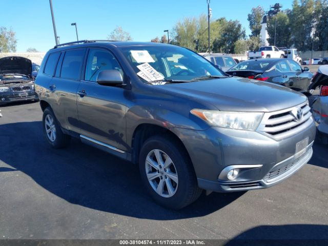 TOYOTA HIGHLANDER 2013 5tdzk3ehxds138262