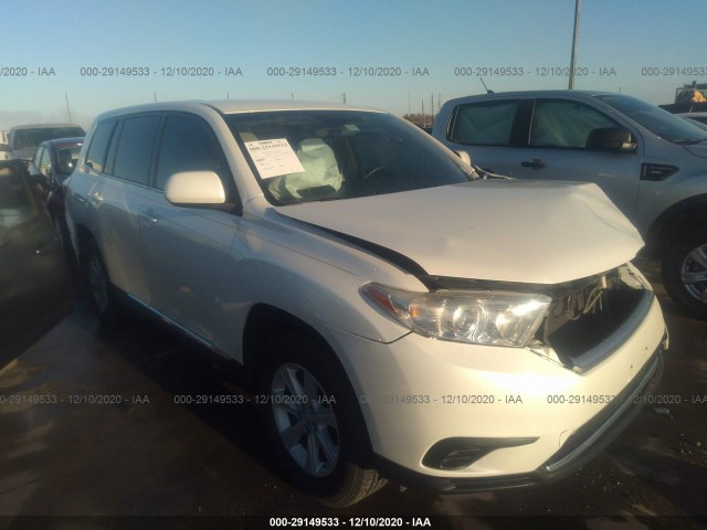 TOYOTA HIGHLANDER 2013 5tdzk3ehxds138732