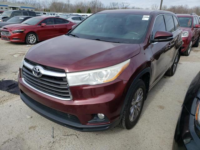 TOYOTA HIGHLANDER 2014 5tdzkrfh0es015959