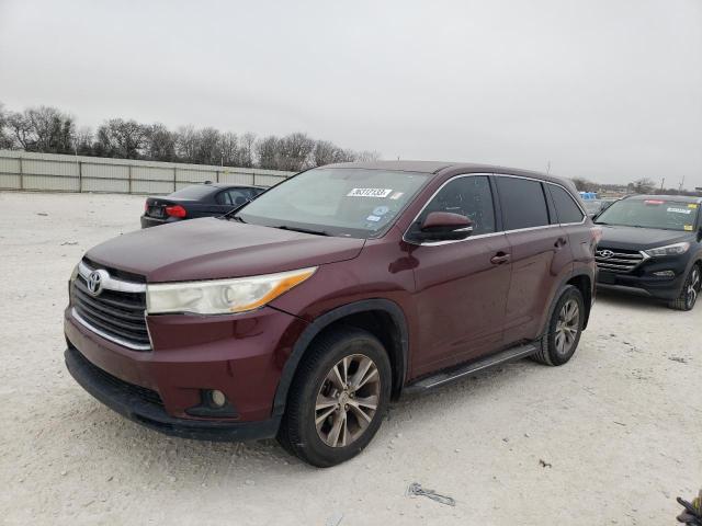 TOYOTA HIGHLANDER 2015 5tdzkrfh0fs081221