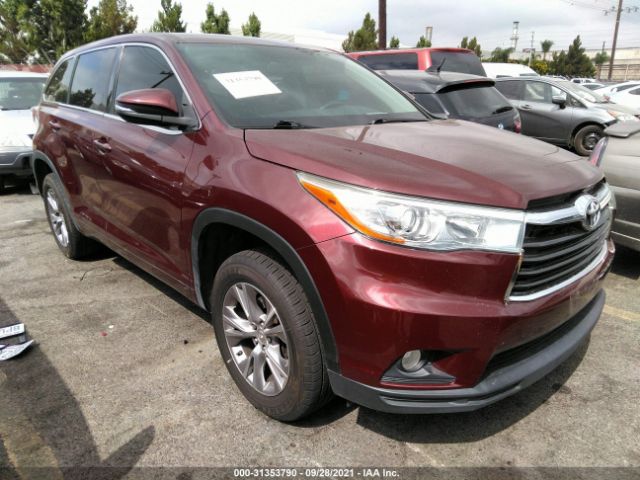 TOYOTA HIGHLANDER 2015 5tdzkrfh0fs093174