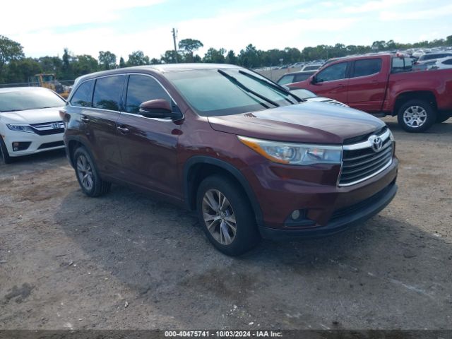 TOYOTA HIGHLANDER 2015 5tdzkrfh0fs111351