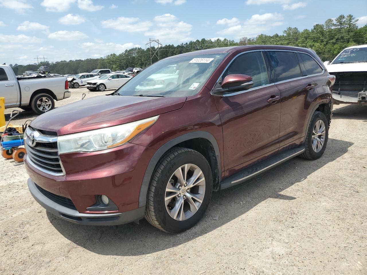 TOYOTA HIGHLANDER 2015 5tdzkrfh0fs119112