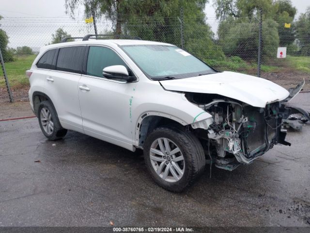 TOYOTA HIGHLANDER 2016 5tdzkrfh0gs140494