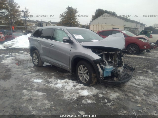 TOYOTA HIGHLANDER 2016 5tdzkrfh0gs145999