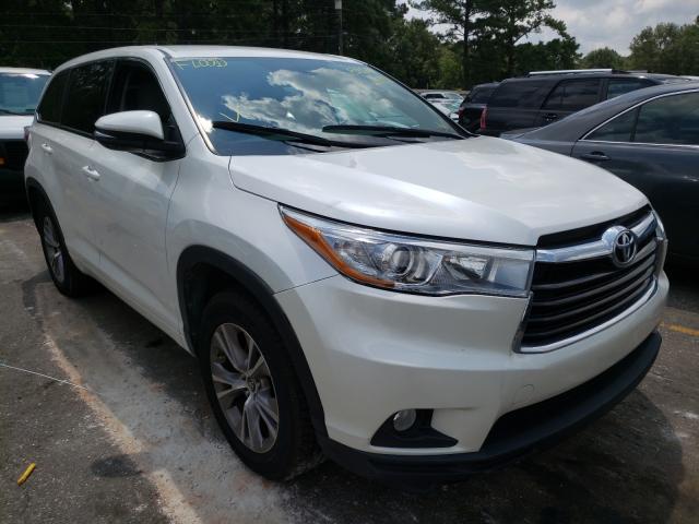 TOYOTA HIGHLANDER 2016 5tdzkrfh0gs150720