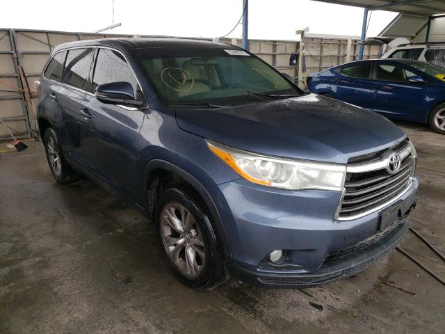 TOYOTA HIGHLANDER 2014 5tdzkrfh1es036139